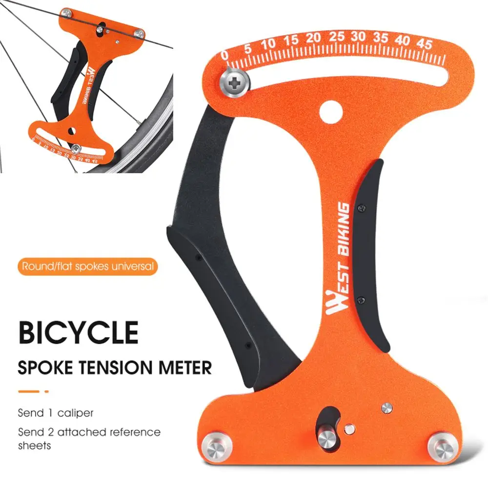 

Sports Cycling MTB Road Bike Bicycle Wheel Checker Spokes Tensiometer Repair Tool Bike Spoke Tension Meter