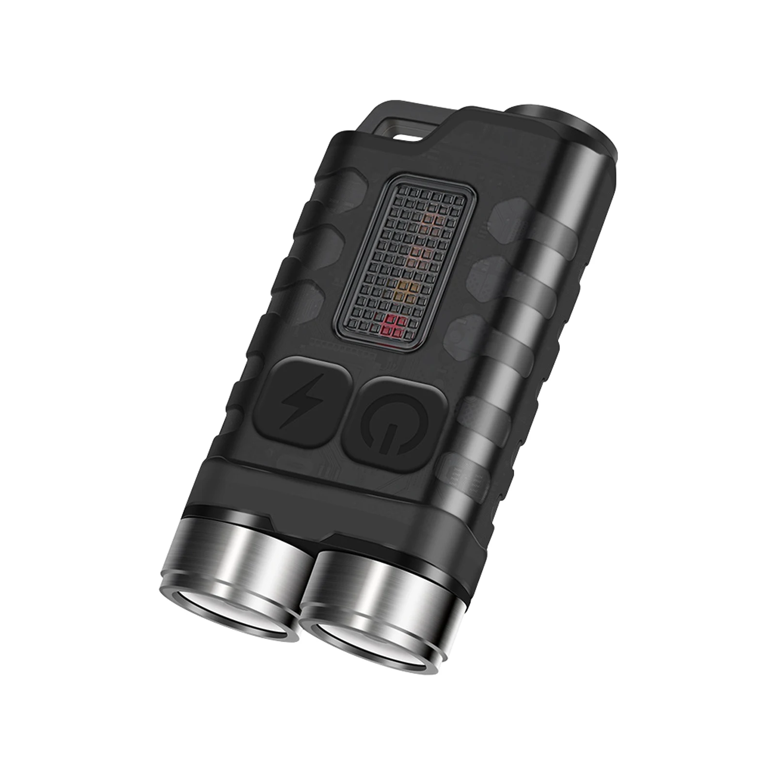 

Tail Magnet USB Rechargeable Keychain Flashlight Gift Emergency Pocket Mini Torch Waterproof Super Bright Camping 12 Modes