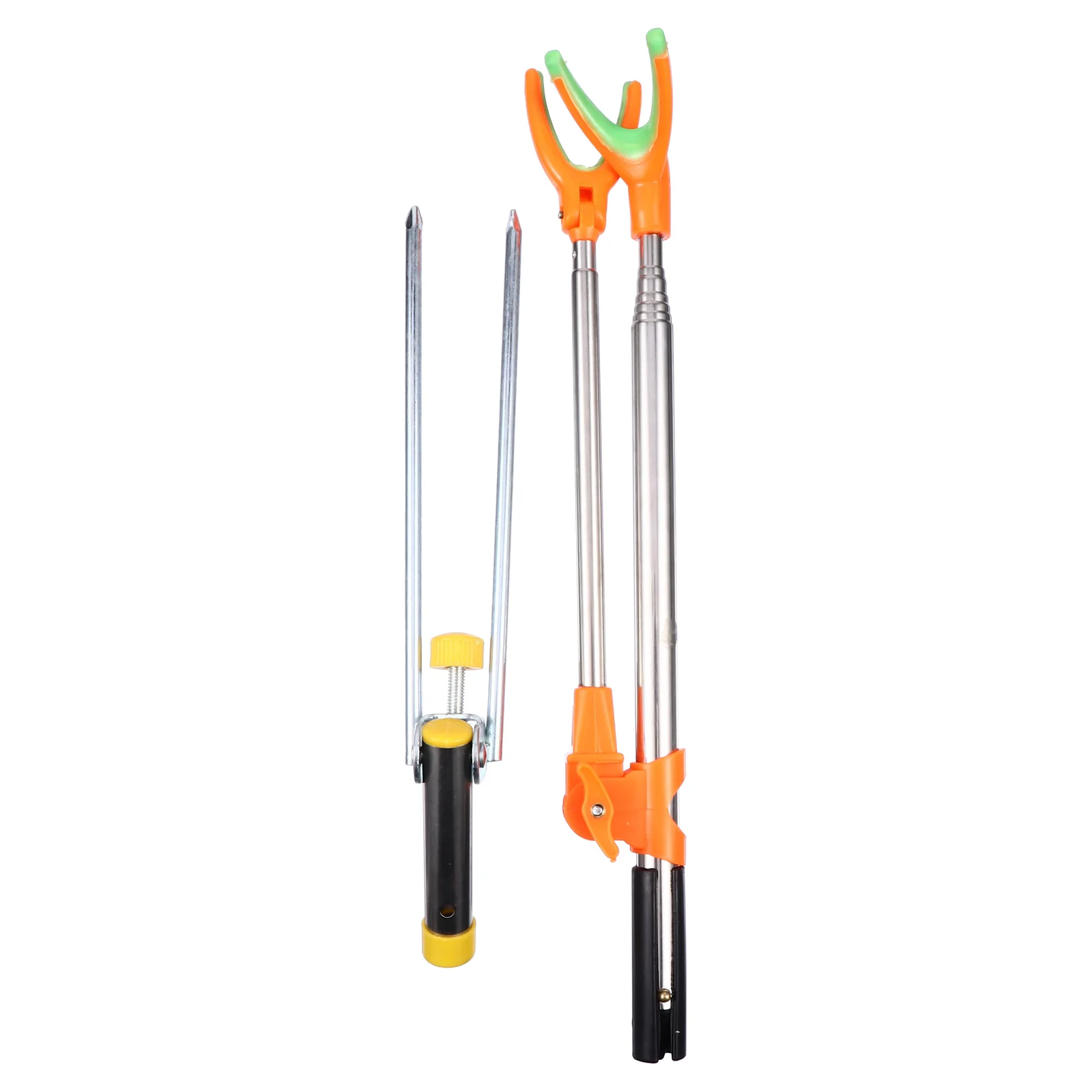 

Rod Holder Pole Rack Supplies Winter Vertical Roof Stand Adjustable Fly Carrier Bracket Storage Ground Support Outdoor Stainless