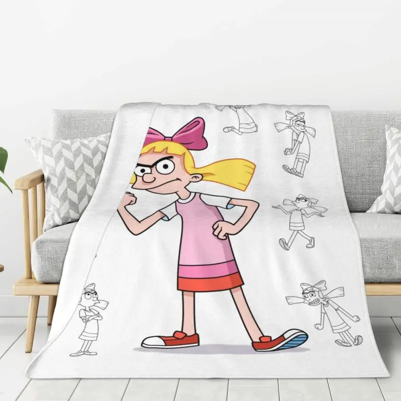 Одеяла с 3D принтом на заказ удобное мягкое фланелевое одеяло мультяшным