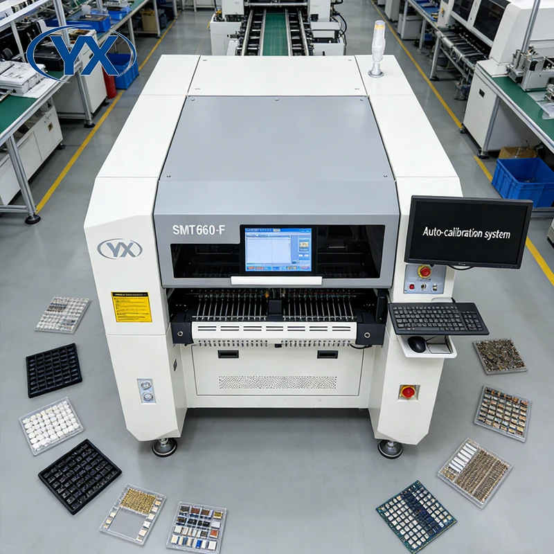 Автоматический высокоскоростной установщик SMD-компонентов YX с 6 головками, высокоточный установщик SMT для сборки печатных плат SMT660-F (art.: 3920d4fcb8ee6) - 3920d4fcb8ee6