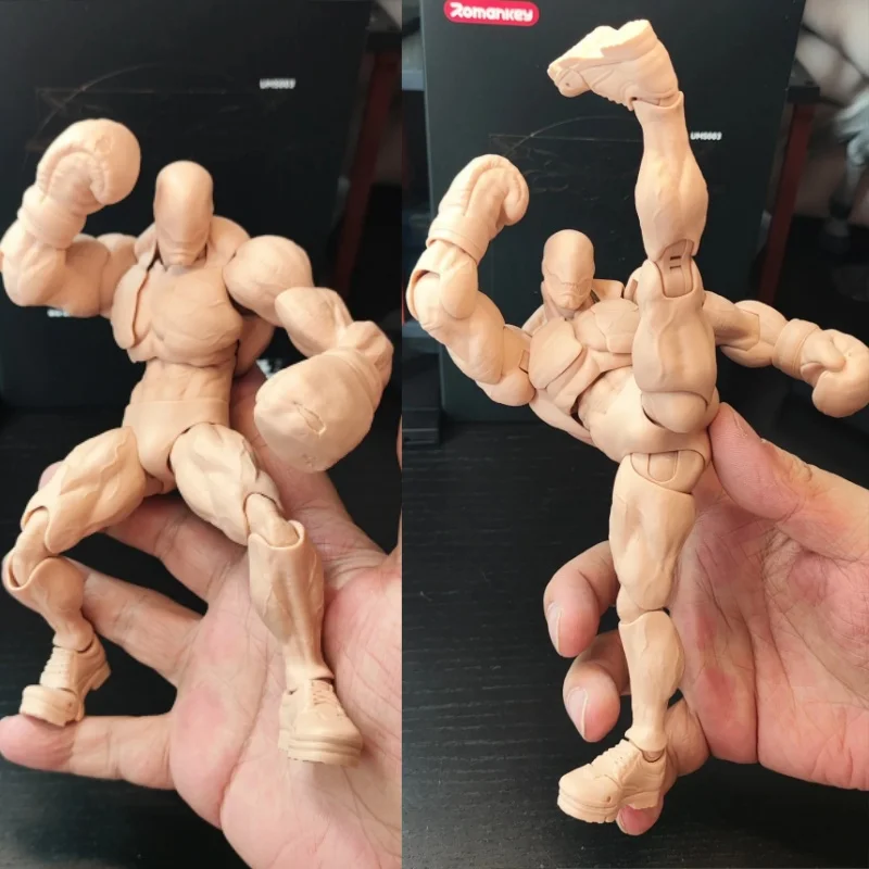 Фото Фигурка Romankey X Cowl Big Guy Ums003, масштаб 1/12, подвижное неокрашенное мускулистое тело, для взрослых коллекционеров, в наличии. №1