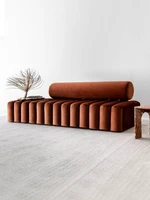 light luxury and minimalist design sense cloth sofa living room simple modern nordic style small house type three person creativ
