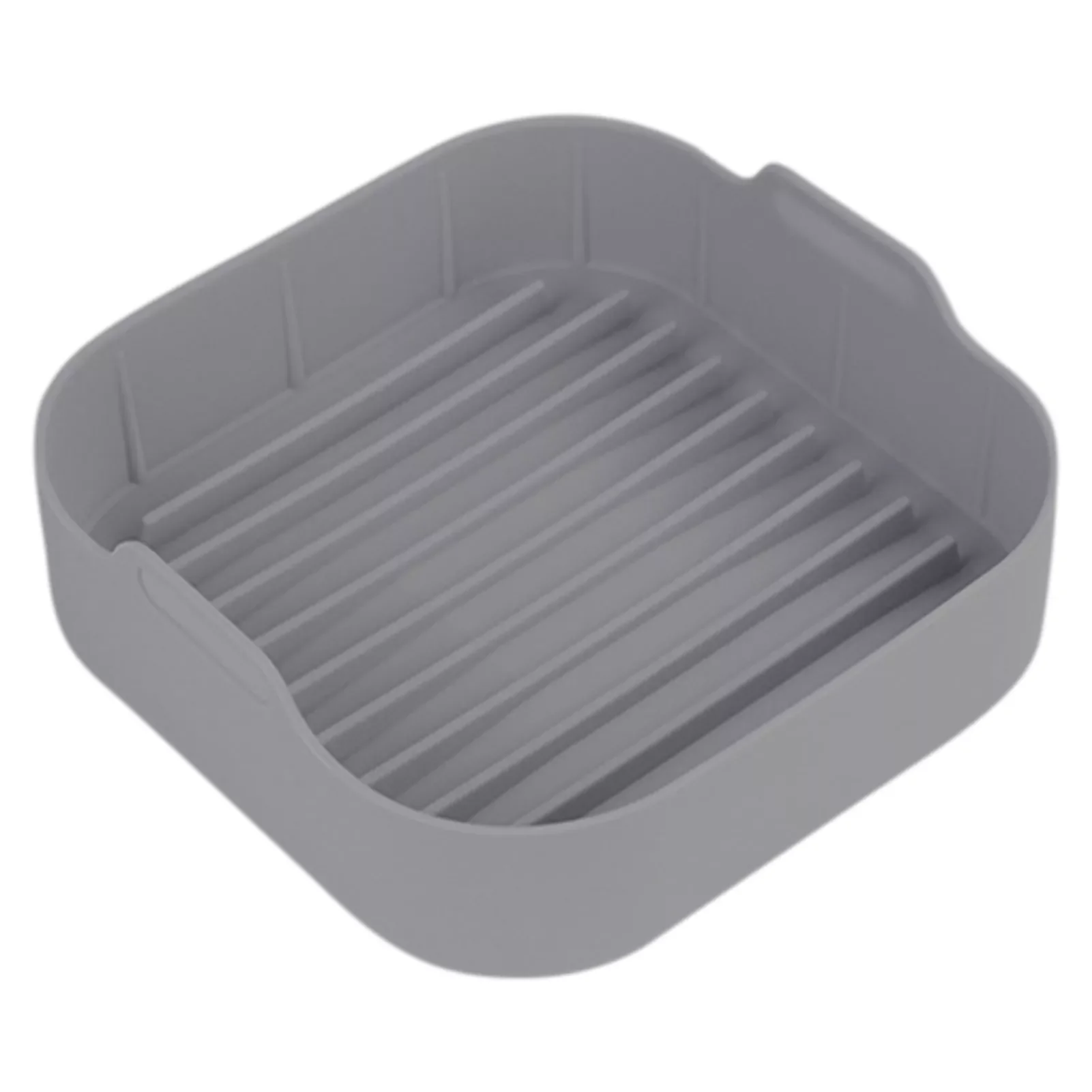 

NEW2023 Silicone Reusable Silicone Air Fryer Bowl Food Safe Air Fryers Silicone Pot Square Replacement Of Flammable Parchment Li