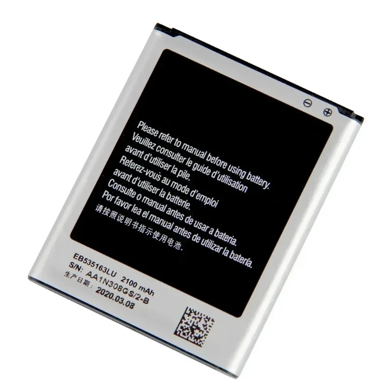 EB535163LU Новый Сменный телефонный литиевый аккумулятор для Samsung Galaxy I9082 I879 I9118 Neo + i9168