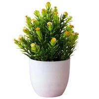 excellent plastic colorfast decorative vivid artificial potted flower party supplies artificial bonsai faux bonsai