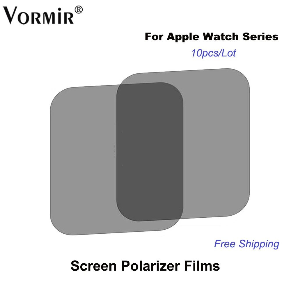 

10 шт./лот ЖК-поляризационная пленка для Apple Watch серии 7 6 5 4 3 2 SE 38 мм 42 мм 40 мм 44 мм 41 мм 45 мм дисплей сенсорный экран ремонт