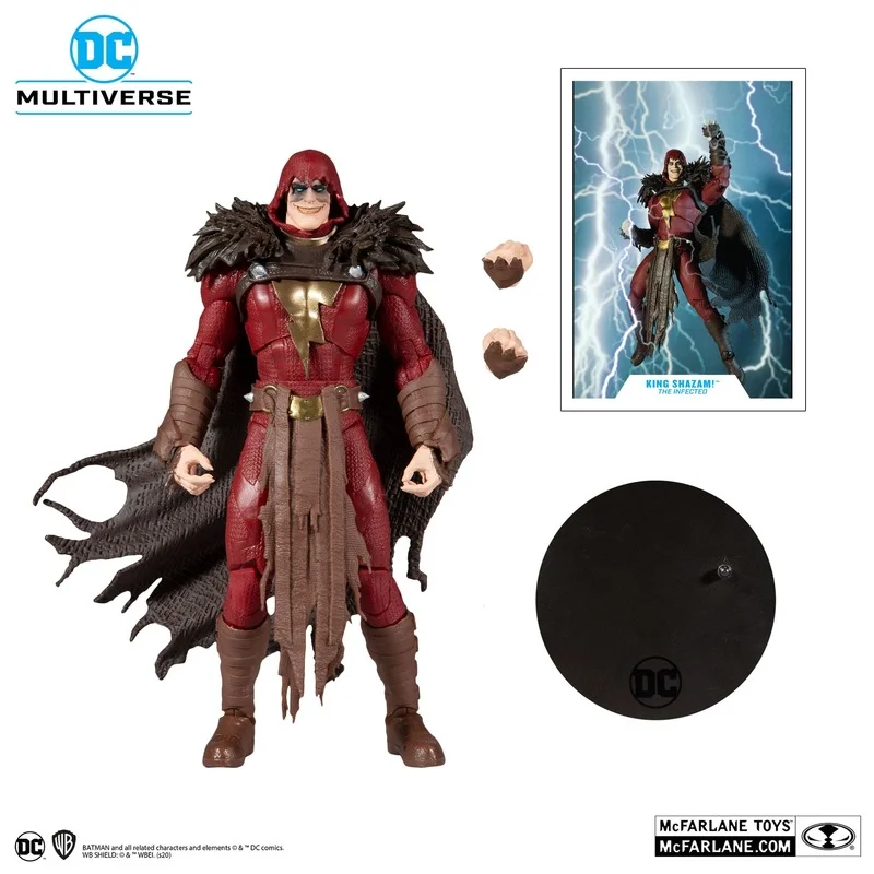 

【spot】McFarlane DC Comics Doll Figure laughing wildly Captain Marvel action figure model children's gift