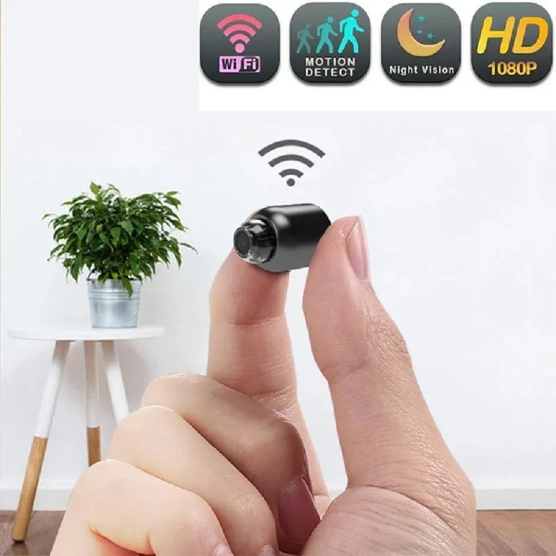 Mini Camera 1080P HD Wireless Wifi IP Cam Home Security Micro Cam Night Vision Motion Detection App Remote Monitoring Camcorder