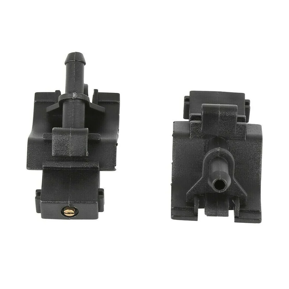 

Car Windscreen Washer Nozzle Accessories Front Jet Plastic Spray 2pcs/Set 48x24x27mm 85381-12300 Black Exterior