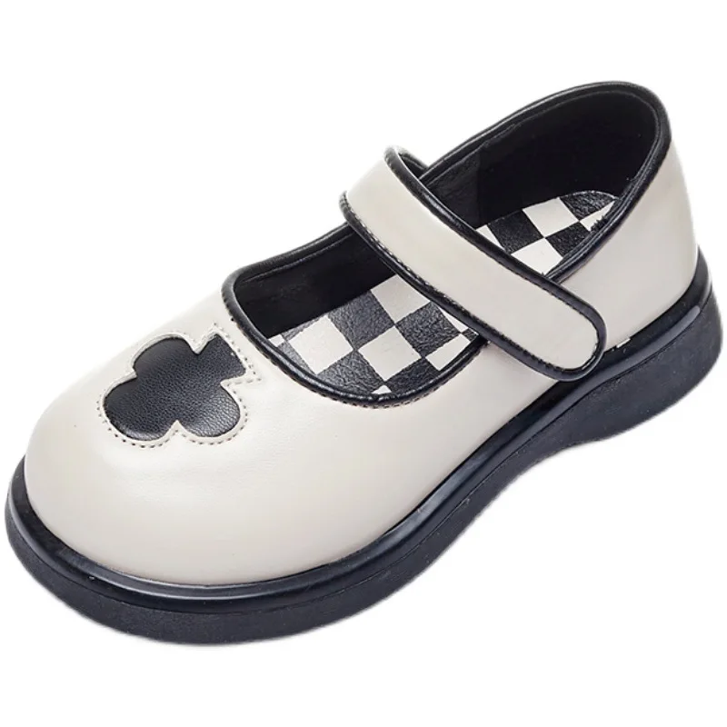 

Туфли из ПУ кожи на толстой подошве, в японском стиле