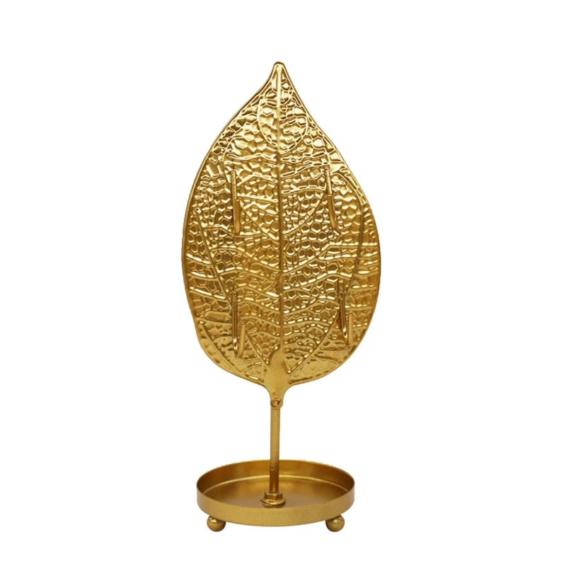 

X7JB Metal Luxuly Earing Holder Women Ring Display Stand Ear Studs Organizer Mall Earring Display Rack Jewelry Shelf