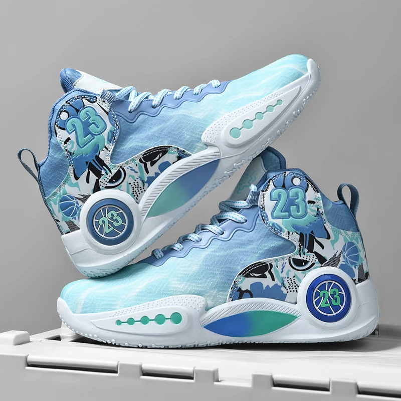 Женские баскетбольные туфли дышащая амортизирующая Нескользящая прочная