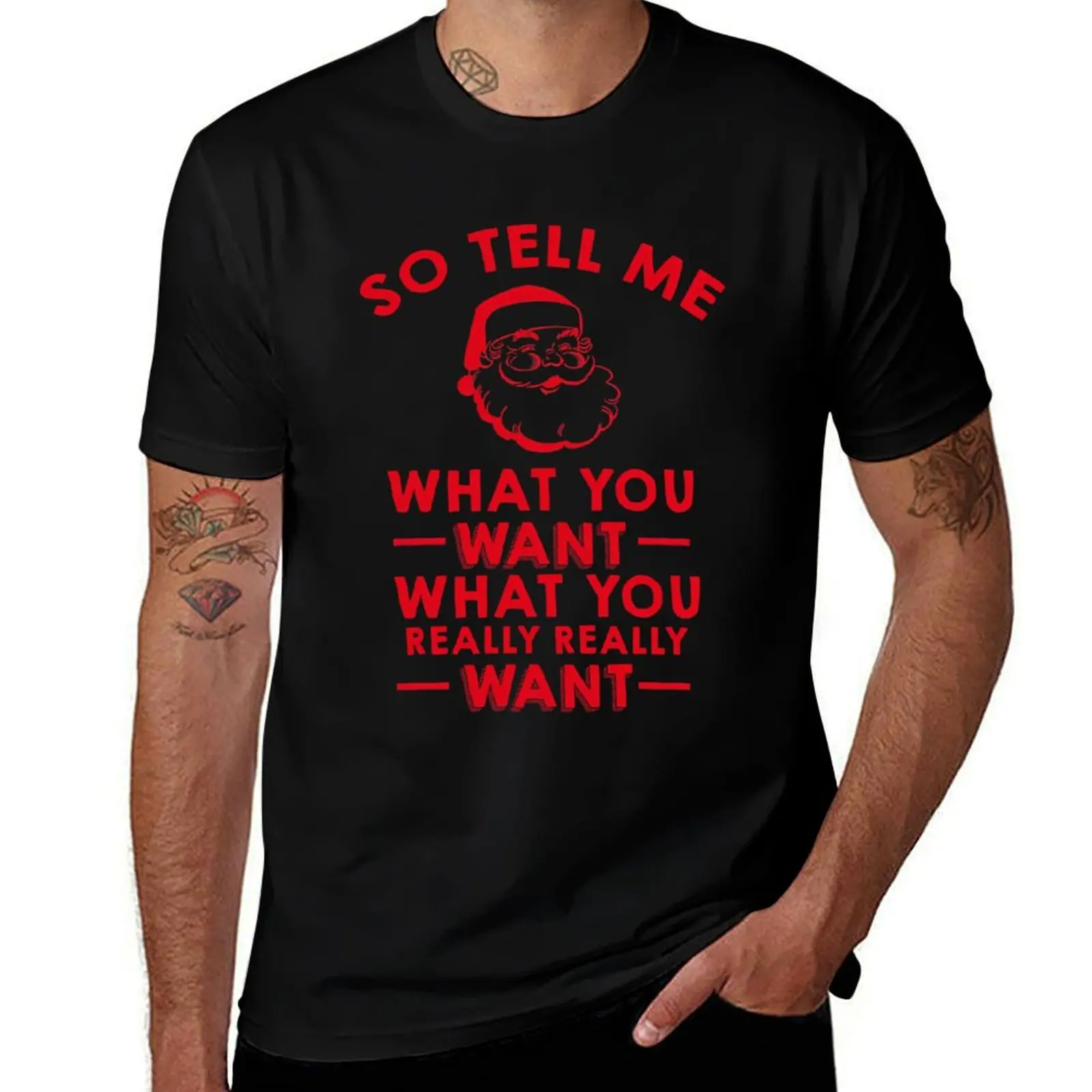 Фото Футболка «So Tell Me What You Want What You Really Really Want» из плотного материала, повседневная, для работы №1