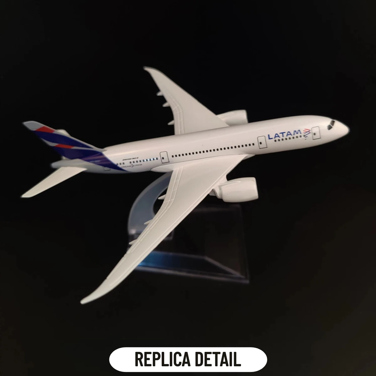 Фото Масштаб 1:400 металлический самолет Реплика 15 см LATAM B787 Boeing Airbus самолет литье под давлением Модель Детская комната Декор подарок игрушки для м... №2