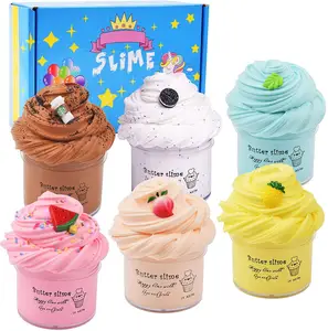 MAMIYA Milk Tea Matcha Putty Glossy Slime Kit for Girls DIY Sensory St