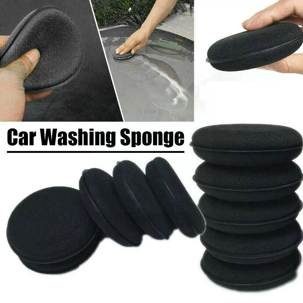 

1pcs Car Foam Sponge Wax Applicator Cleaning Detailing Car Pad Pads Care Car Kit Cleaning Car Polish Wash Waxing 10cm Home V0M0