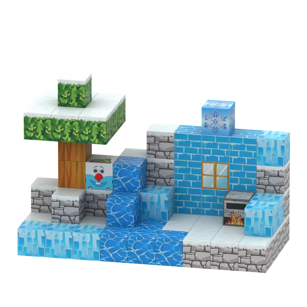 Премиум My World DIY Магнитный сборный куб Строительный строительный блок Игрушки