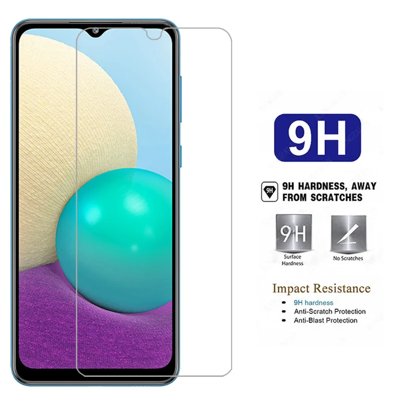 Защита экрана для samsung galaxy a02 a02s защитное закаленное стекло на galaxya02 a 02 s 02a пленка