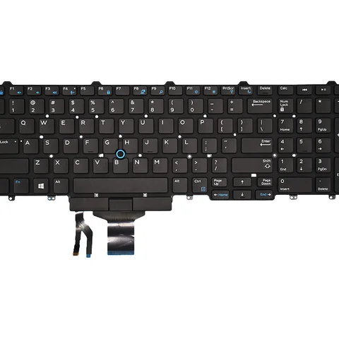 Русская американская клавиатура для Dell Latitude E5550 E5570 E5580 E5590 E5591 P53F Precision M3510 3520 7510 7710 7720 7520 Подсветка