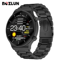 bozlun smart watch men full touch screen fitness tracker sport bluetooth heart rate monitor ip68 waterproof for android ios