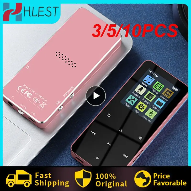 

3/5/10 шт., шагомер для MP3-плеера, с цветным сенсорным экраном