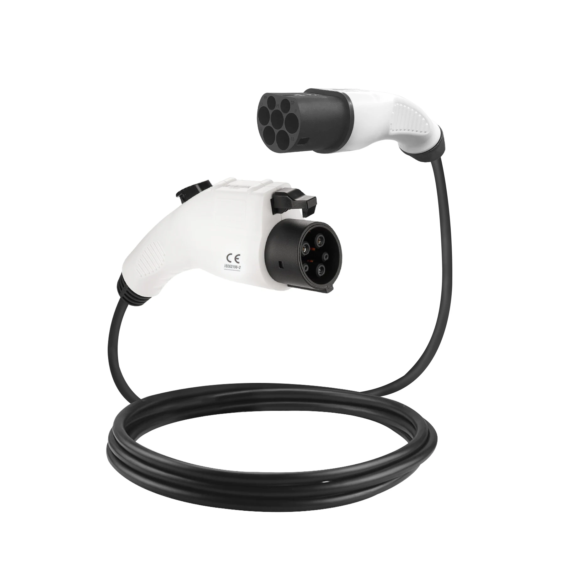 

Зарядный кабель для электромобиля 32A 7,2 кВт Sae J1772 тип 1 к Type 2 зарядный кабель EV зарядный кабель для электромобиля