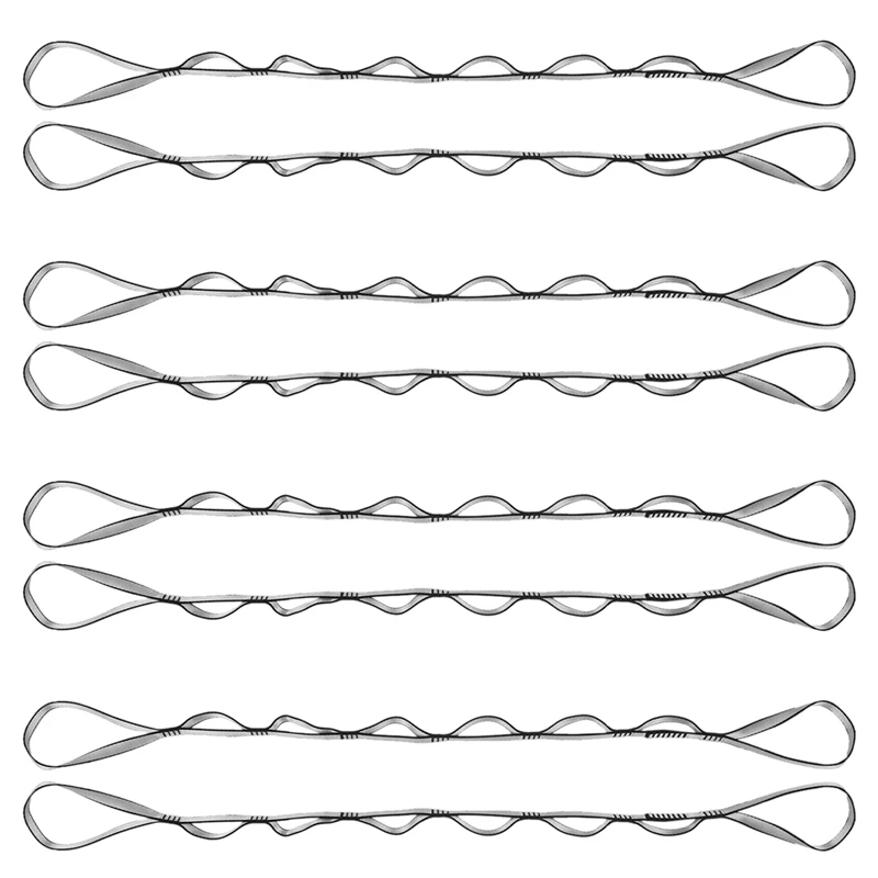 

8Pcs Daisy Chains Nylon Strong Climbing Strap Adjustable Harness Climbing Rope Strong Daisy Chain