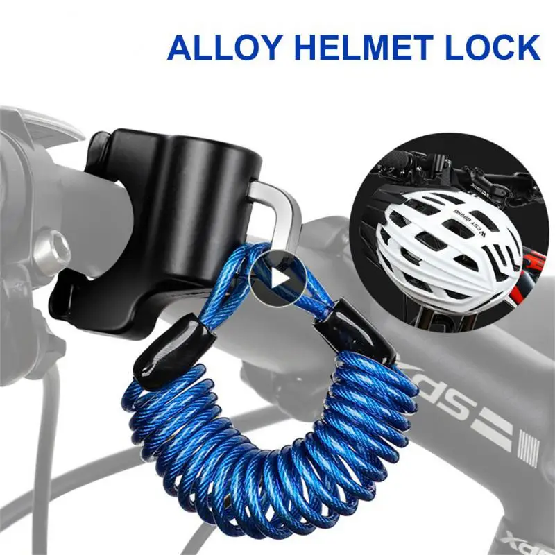 

Motorcycle Helmet Lock Bicycle Safety Waterproof Anti-theft Lock Bicycle Lock Small Size Mini Lock Easy To Carry Lock With Key