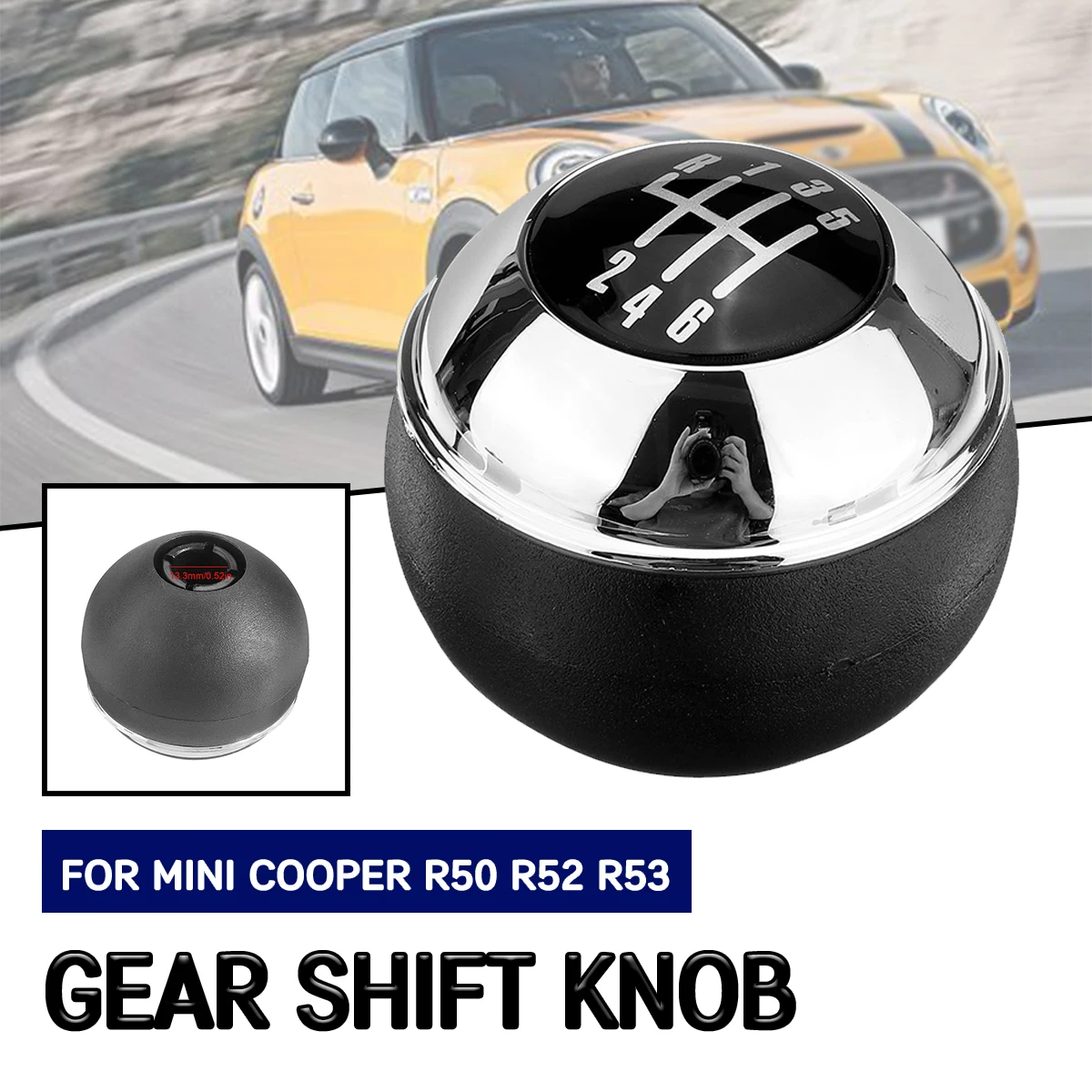 

Ручной рычаг переключения передач для Mini R50 2000-2006 Cabrio R52 2002 2003 2004 2005 2006-2008 5/6 скоростей