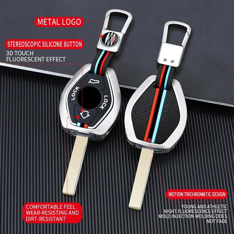 Чехол для автомобильного ключа защитный чехол BMW 3 5 7 серии X5 E53 X3 F83 E46 E39 E38 E60 E63 E61 E64