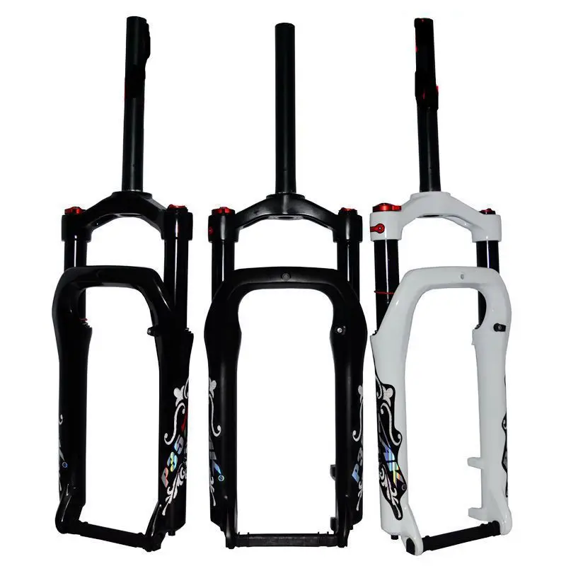 

20Snowmobile-Inch ATV Damping Oil and Gas Fork Front Fork Magnesium Alloy Wide Tire4.0Cross-Country Bicycle135MM