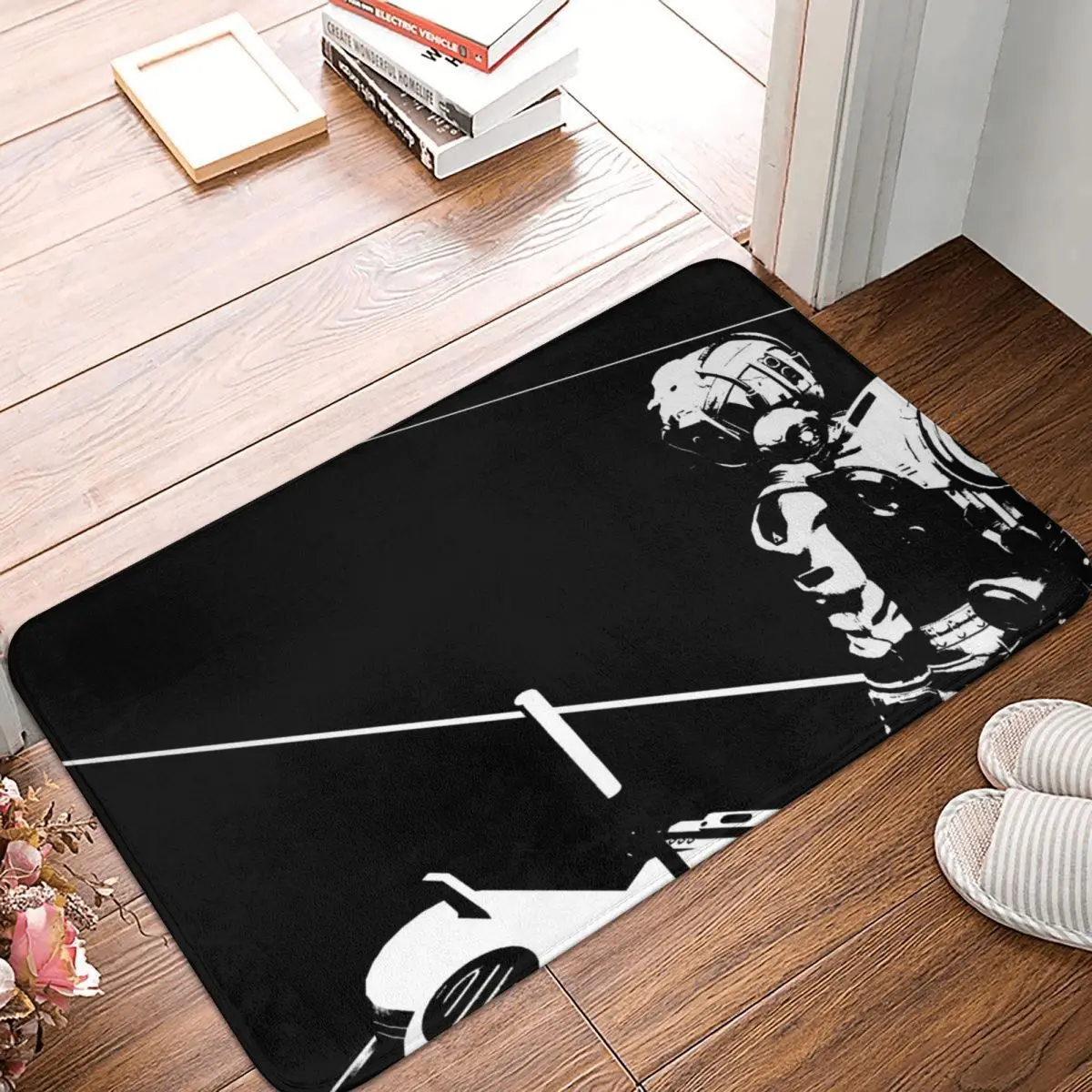 

No Man's Sky Action Adventure Game Non-slip Doormat Bath Mat Player Silhouette Balcony Carpet Entrance Door Rug Bedroom Decor