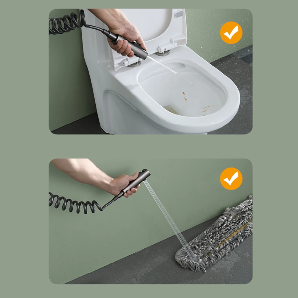 

Ручной распылитель для биде на унитаз, распылитель для унитаза, ручной кран для биде для ванной, ручной распылитель, насадка для душа, аксесс...