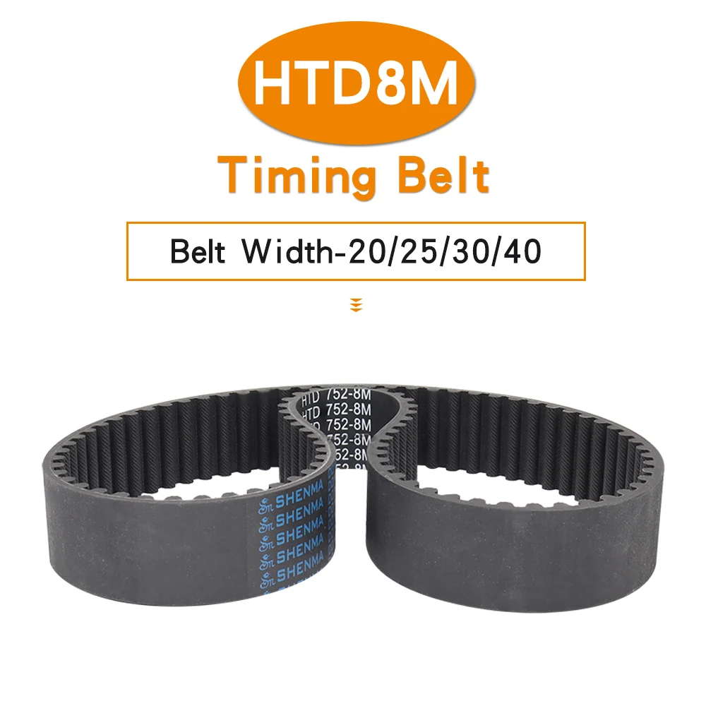 

Ремень шкивы HTD8M-704/712/720/728/736/744/752/760/768/776/784/30/40, резиновый, синхронный ремень, Ширина 20/25/мм для шкива 8 м
