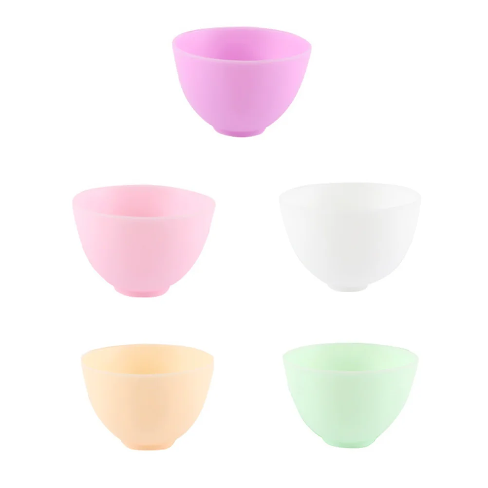 

Bowl Silicone Bowls Mixing Prep Facesalad Measuring Dessert Diy Facemask Tool Care Pinch Skin Modeling Mud Claymask Makeupliquid