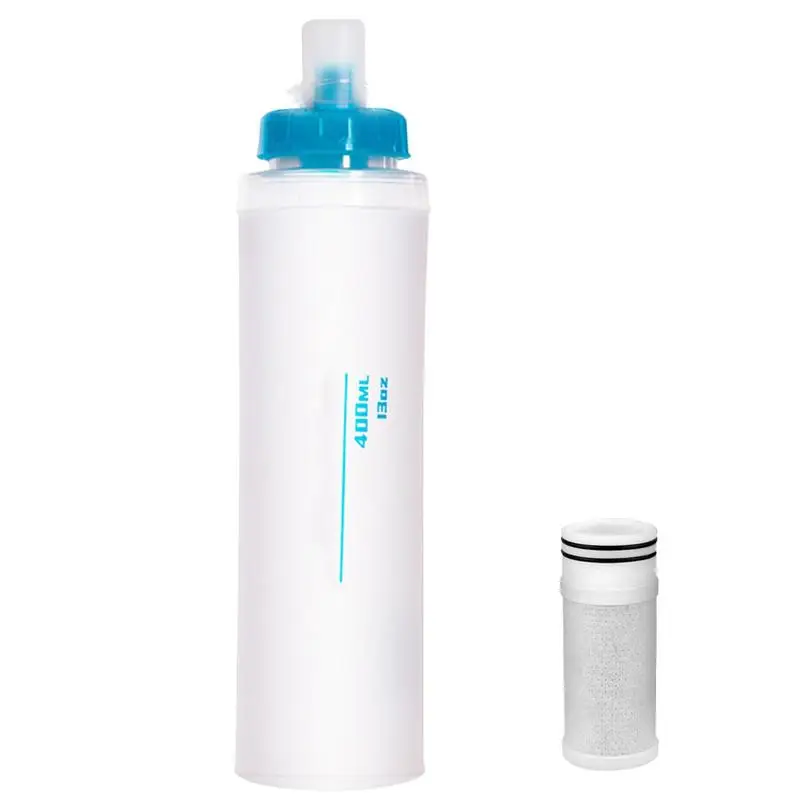 

Складная бутылка для воды, портативная дорожная бутылка для воды, складные бутылки для воды с фильтром, Мотивационная бутылка для воды