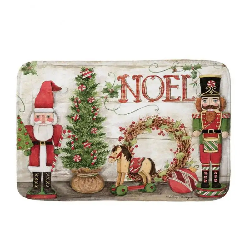 Рождественские церковные куклы коврик для входной двери дешевые