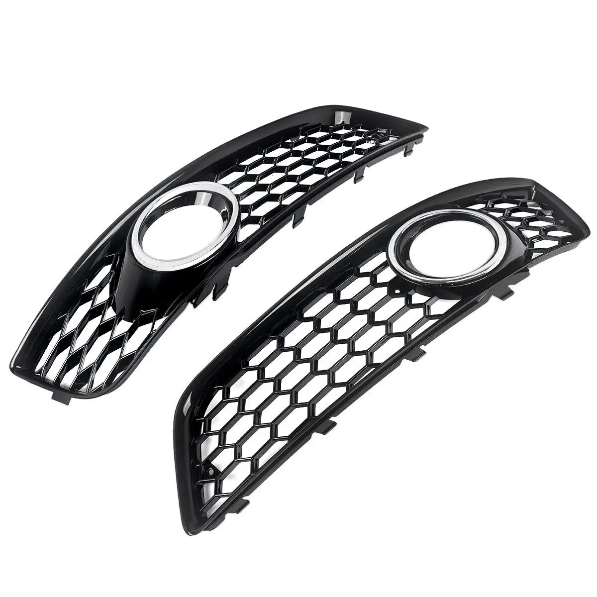 MAGICKIT 2X Honeycomb передний бампер решетка Противотуманные фары Чехлы для Audi A3 8P 2009-2012