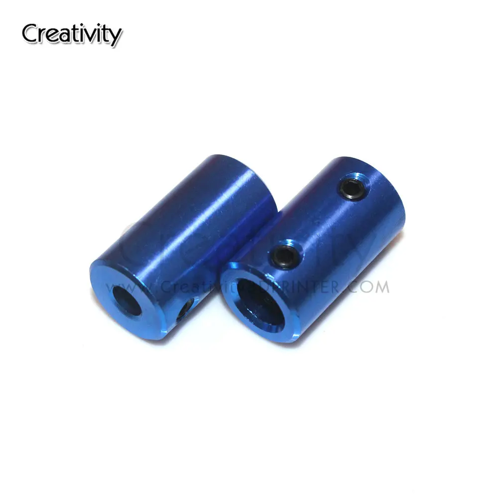 

2PCS D14L25 Aluminum Alloy Coupling Bore 5*5mm 5*8mm 8*8mm 3D Print Part Blue Flexible Shaft Coupler Screw Part Stepper Motor