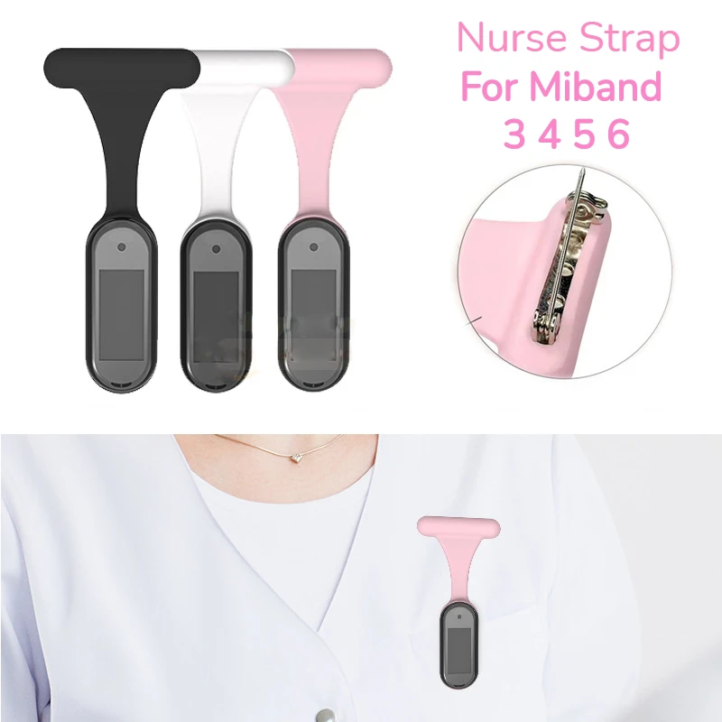 

Latest Nurse Strap For Xiaomi Mi Band 3 4 5 6 Silicone Waterproof Replacement Wristband Bracelet For Miband 6 Miband 5