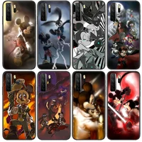 disney anime black soft cover the pooh for huawei nova 8 7 6 se 5t 7i 5i 5z 5 4 4e 3 3i 3e 2i pro phone case cases