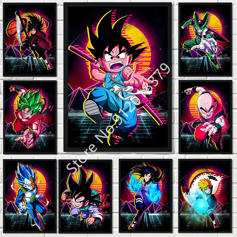 

5D DIY Diamond Painting Naruto Dragon Ball Anime Mosaic Paste Diamond Embroidery Children's Room Home Decoration Handmade Gift