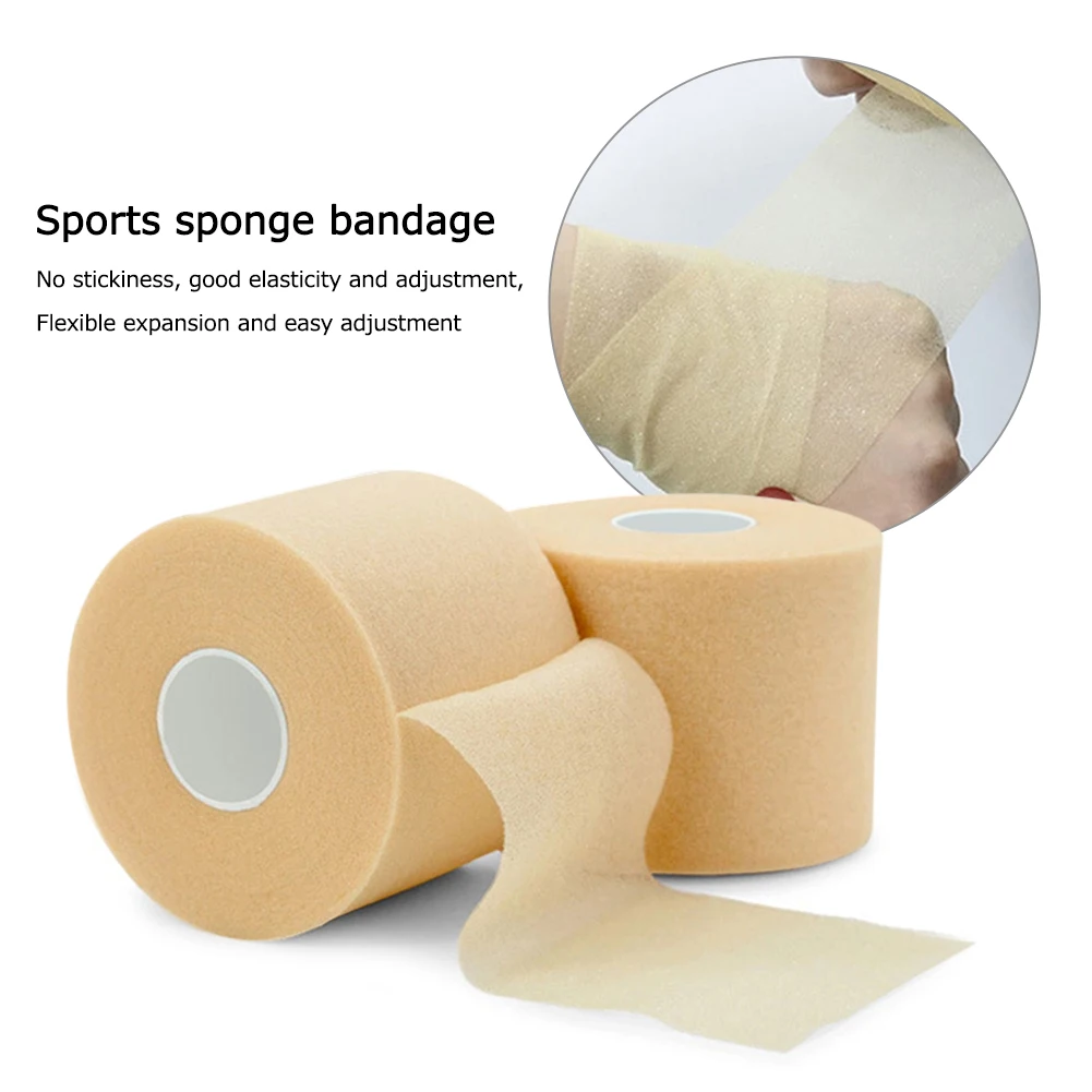

1PC Foam Cotton Skin Film Self-adhesive Elastic Bandage Elbow Knee Skin Mask Film Foam Underwrap Sports Pre-Wrap Athletic Tape