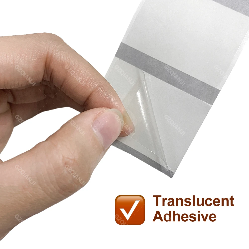 10 рулонов Niimbot B21 B203 B1 B3S Прозрачная этикеточная лента бумажные рулоны