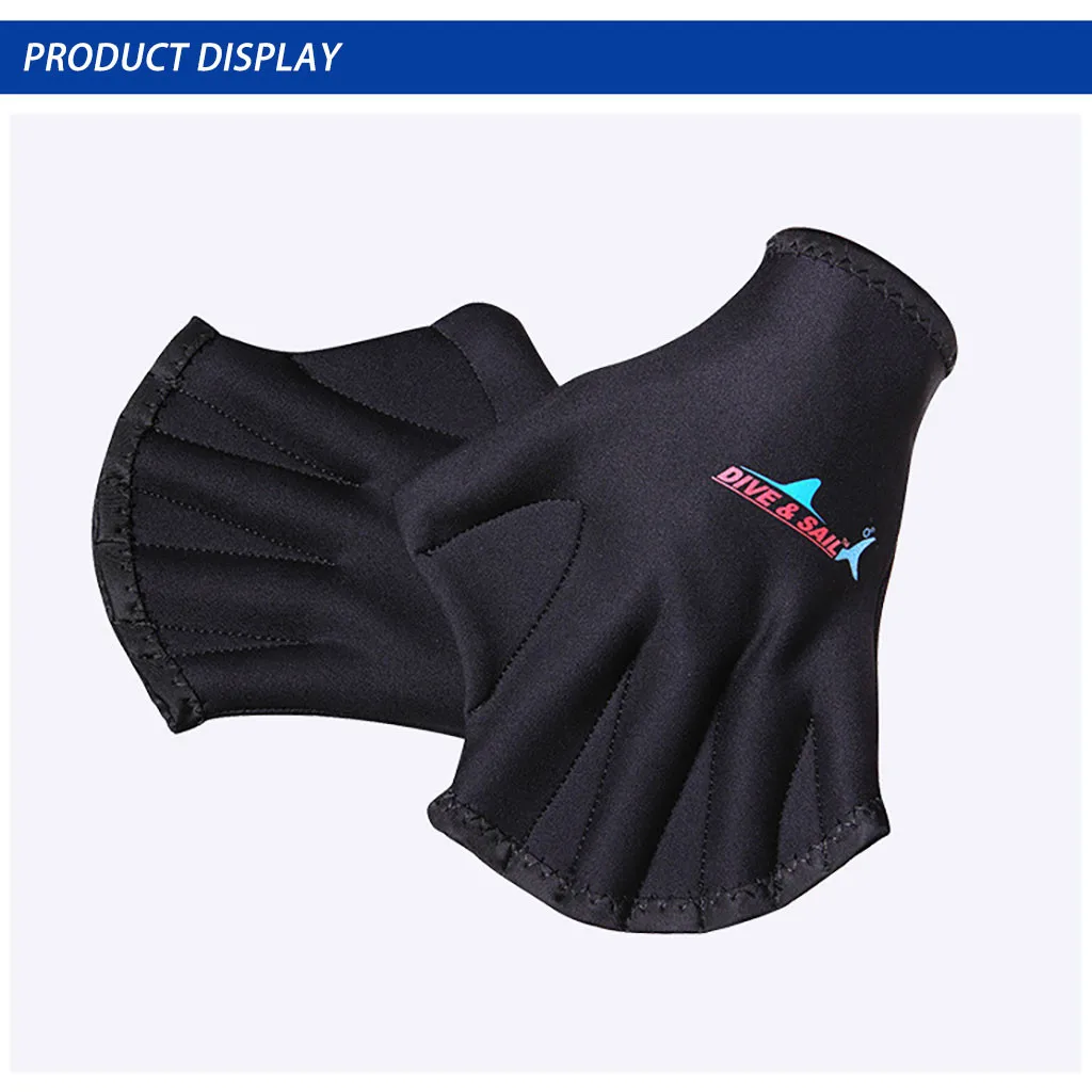 

Sports Swimming Paddle Gloves 2MM neoprene Surfing Water Swimming Gloves Hand Webbed Swim Training Diving Gloves 1 pair