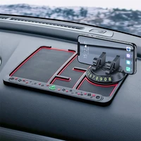 car anti slip mat silicone dashboard sticky 360%c2%b0 rotary phone holder mat auto non slip phone pad function car interior