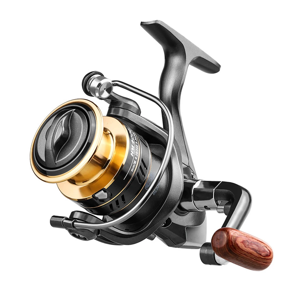 

Fishing Reel 1000-7000 Series Metal Spool Foldable Handle 8KG Max Drag 5.2:1 Fishing Reel Freshwater Saltwater Fishing Tackle