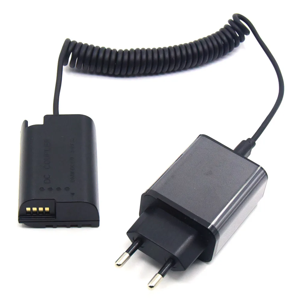 Зарядное устройство PD DMW-BLK22 BLF19 фиктивная батарея DCC17 DCC12 Соединитель постоянного