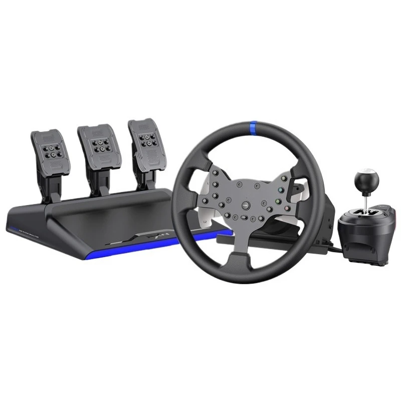 Фото Игровой симулятор V99 с силовой обратной связью и крутящим моментом 3.2 Нм для ПК с Windows 7/8/10/11 и PS4/PS5 №3